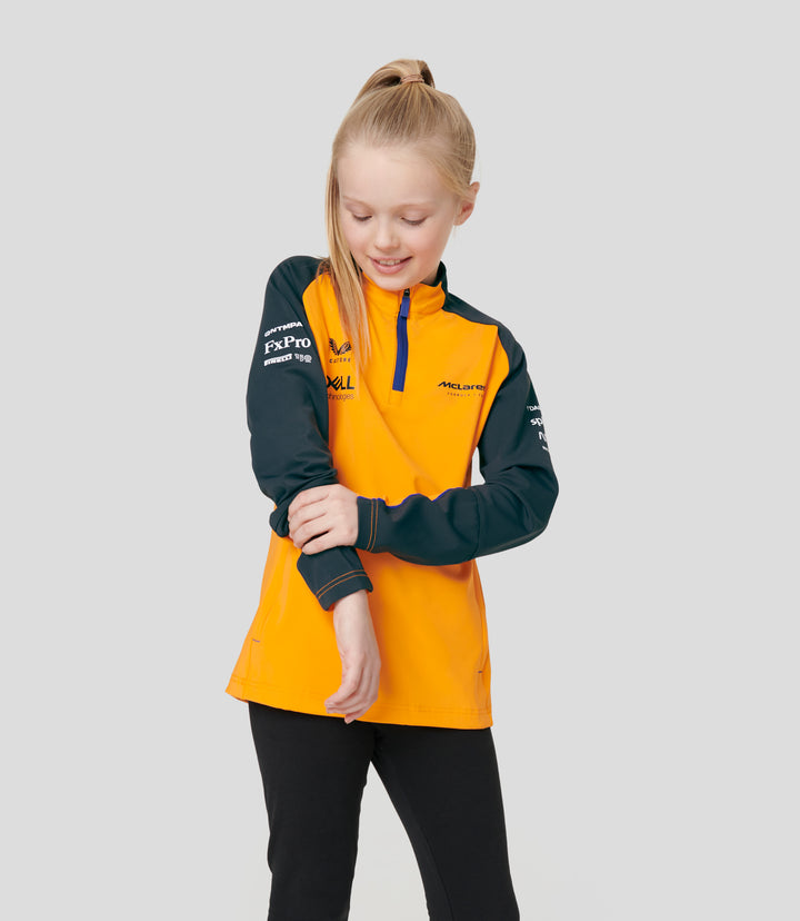 McLaren Chamarra Zipper Oficial Infantil 2022 Frente