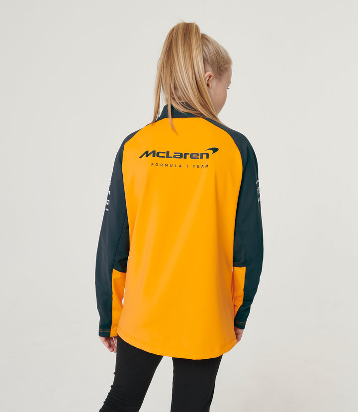 McLaren Chamarra Zipper Oficial Infantil 2022 Espalda