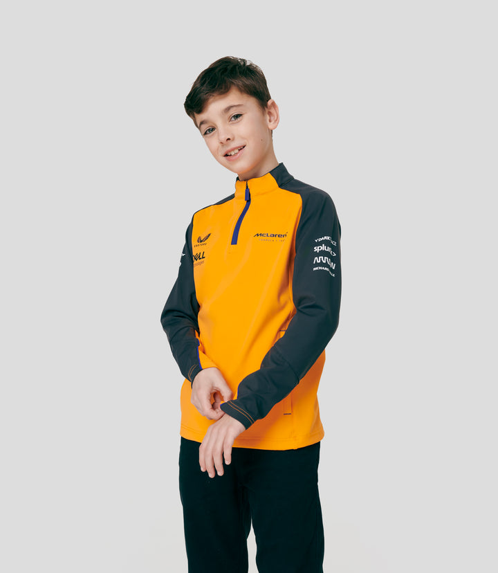 McLaren Chamarra Zipper Oficial Infantil 2022 Frente